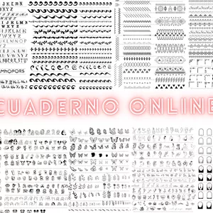 Imagen de portada para Ebook Cuaderno de Práctica con 14 Plantillas (Mano Alzada y Manejo del Acrílico)
