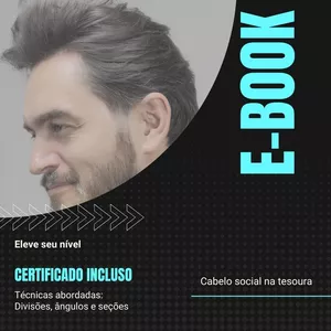 Imagem de capa para o Ebook Cabelo social na tesoura
