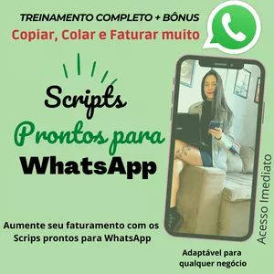 Imagem de capa para o Ebook Scripts prontos para Whatsapp