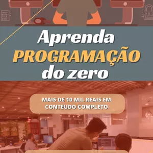 Imagem de capa para o Ebook Curso de programação
