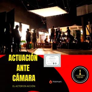 Imagen de portada para Curso online ACTUACIÓN ANTE CÁMARA