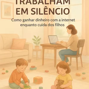 Imagem de capa para o Ebook Mães que trabalham em silêncio 