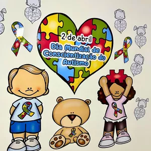 Imagem de capa para o Ebook Kit dia mundial da conscientização do autismo 