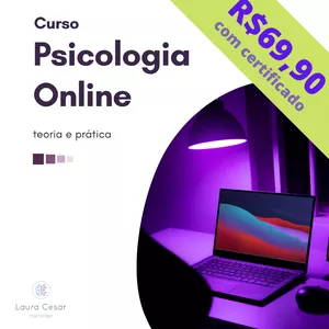 Imagem de capa para o Curso online Psicologia Online - teoria e prática 