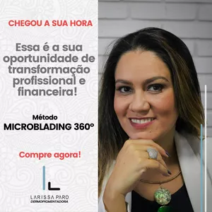 Imagem de capa para o Curso online Larissa Paro |  Método Microblading 360⁰