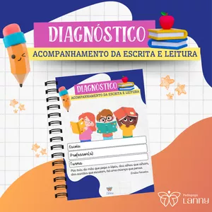 Imagem de capa para o Ebook Caderno de Diagnóstico - Escrita e Leitura (Público alvo 2º ao 5º ano)