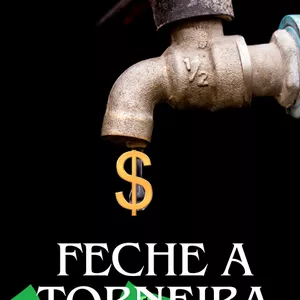 Imagem de capa para o Ebook "Feche a Torneira, Abra o Ralo e Diminua seu Padrão de Vida em 6 Anos"