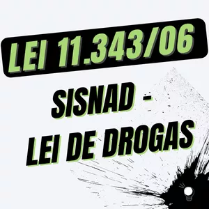Imagem de capa para o Ebook Mapa Mental da Lei 11.343/06 - Sisnad (Lei de Drogas) para PPMG.