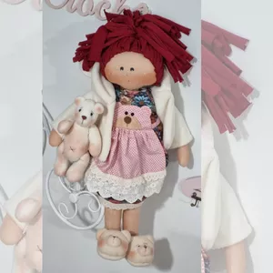 Boneca Tina e o Mascote Ursinho