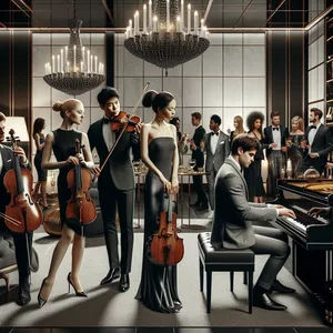 Imagem de capa para o Ebook Partituras de Hallelujah de Leonard Cohen  para Quarteto de Cordas e Piano (Arranjo Facilitado))