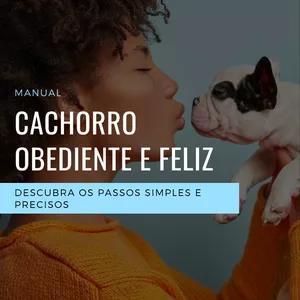 Imagem de capa para o Ebook Manual - Cachorro Obediente e Feliz