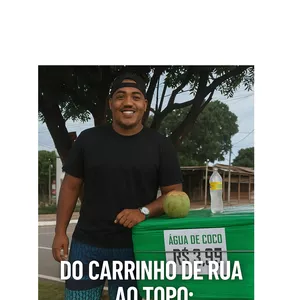 Imagem de capa para o Ebook Empreendedorismo na Prática: Lições de um Vendedor Ambulante