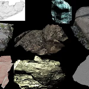 Imagem de capa para o Curso online Curso de fotogrametria (Agisoft Metashape; Meshlab), aplicado à arte rupestre (Arqueologia), simples e prático. Contém o essencial para realizar uma boa fotogrametria e analisar e trabalhar os dados obtidos.  