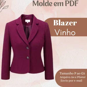 Imagem de capa para o Ebook MOLDE EM PDF BLAZER