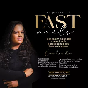 Imagem de capa para o Curso online Fast Nails 