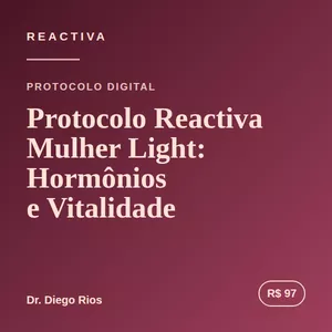 Imagem do curso Protocolo Reactiva Mulher Light: Hormônios e Vitalidade
