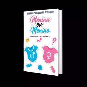 Imagem de capa para o Ebook chá revelação simples e emocionante 14 ideias