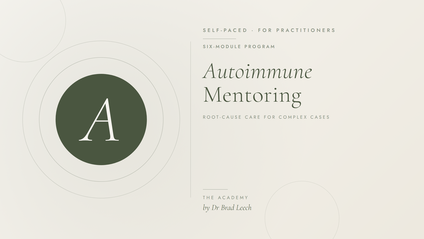 Product image for Autoimmune Mentoring (Self-Paced)