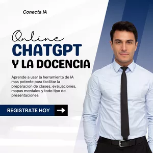Imagen de portada para Evento online ChatGPT y la Docencia