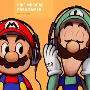 Imagem de capa para o Curso online CRIE MÚSICAS PARA GAMES