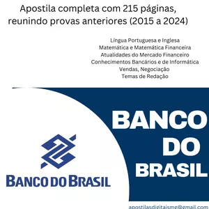 Imagem de capa para o Ebook Provas Anteriores do Concurso Banco do Brasil