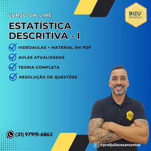 Imagem de capa para o Curso online Estatística Descritiva - I
