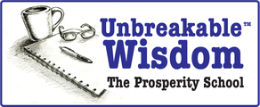 Unbreakable Wisdom- the Prosperity School logo