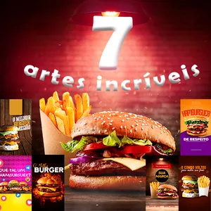 Imagem do curso Artes Prontas Incríveis para hamburgueria