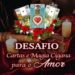 Imagem de capa para o Curso online Desafio: Cartas e Magia Cigana para o Amor