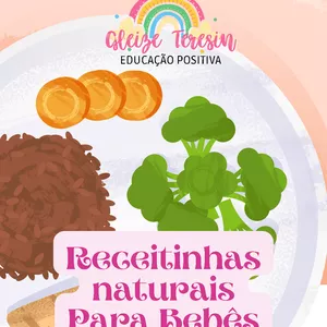 Imagem de capa para o Ebook Receitinhas naturais Para Bebês