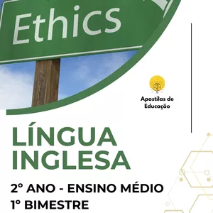 Imagem de capa para o Ebook Língua Inglesa 2º Ano 1º Bimestre (Ensino Médio) - Apostila com Planos de Aula