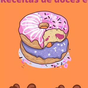 Imagem de capa para o Ebook Receitas de guloseimas e doces
