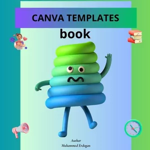 Cover image for Ebook Canva Template Book