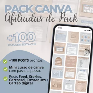 Imagem do curso Pack Canva AFILIADAS DE PACK