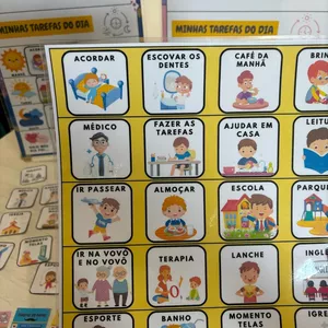 Imagem de capa para o Ebook Plaquinhas de Rotina