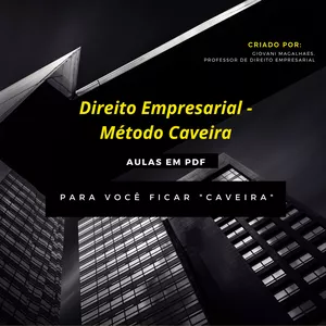Imagem de capa para o Curso online Direito Empresarial - Método Caveira