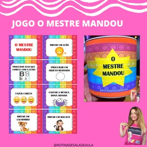 Imagem de capa para o Ebook JOGO - O MESTRE MANDOU