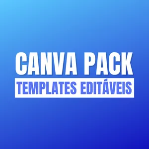 Imagem principal do produto CANVA PACK - TEMPLATES EDITÁVEIS + CRONOGRAMA DE POSTAGENS