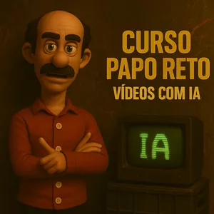 Imagem do curso Método Papo Reto — Vídeos com Inteligência Artificial
