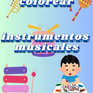 Imagen de portada para Ebook LIBRO PARA COLOREAR   MUSICAL