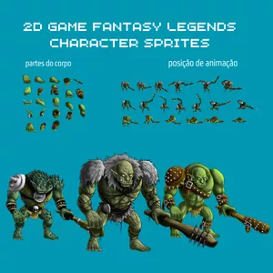 Imagem de capa para o Curso online SPRITES DE PERSONAGENS DE FANTASIA DE JOGO 2D