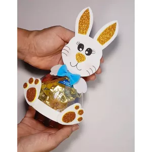 Imagem de capa para o Ebook Molde coelho páscoa EVA