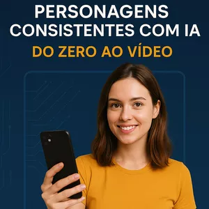 Imagem do curso Método IA - Personagens Consistentes com IA – Do Zero ao Vídeo