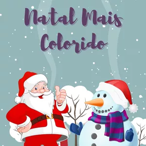 Imagem de capa para o Ebook Caderno de Colorir - Natal Mais Colorido