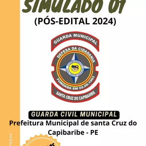 Imagem do curso 05 SIMULADOS GCM - SANTA CRUZ DO CAPIBARIBE