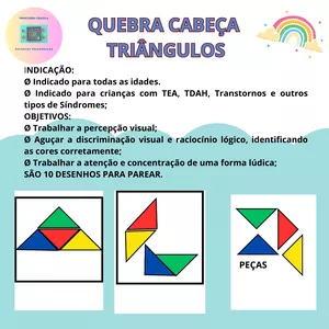 Imagem de capa para o Curso online QUEBRA CABEÇA - PAREAMENTO DOS TRIÂNGULOS