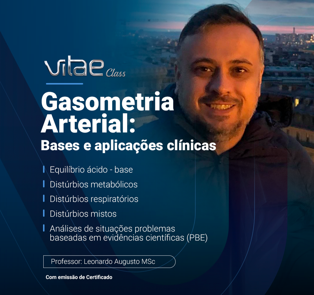Imagem do curso Gasometria Arterial: bases e aplicações clínicas 