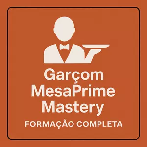 Imagem de Garçom MesaPrime Mastery – Formação Completa  criado por Júlia Fernandes de s silva na hotmart