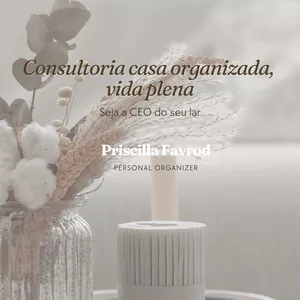 Imagem de capa para o Curso online Consultoria Casa organizada, vida plena: seja a CEO do seu lar!