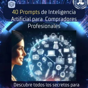Imagen de portada para Ebook 40 Prompts de IA para Compradores Profesionales